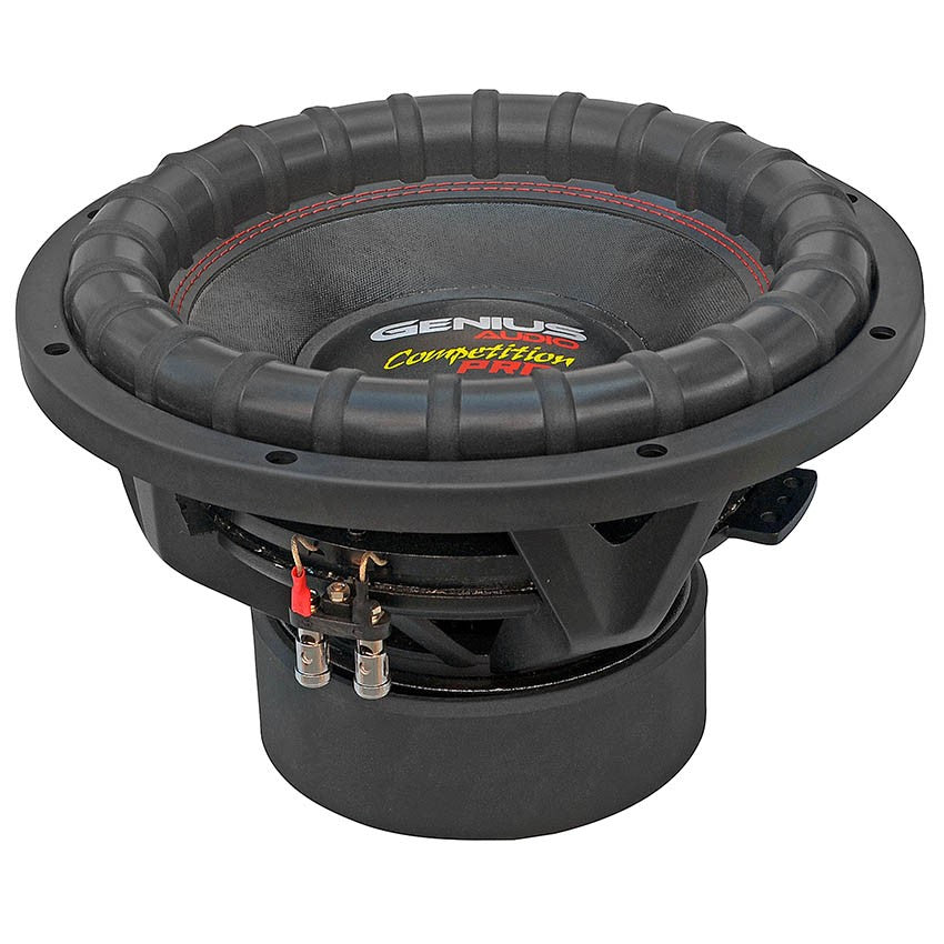 12" COMPETITION SERIES SUBWOOFER 2000 WMAX /1000 WRMS DUAL COIL 4 OHM VOICE COIL ROUND COPPER WIRE