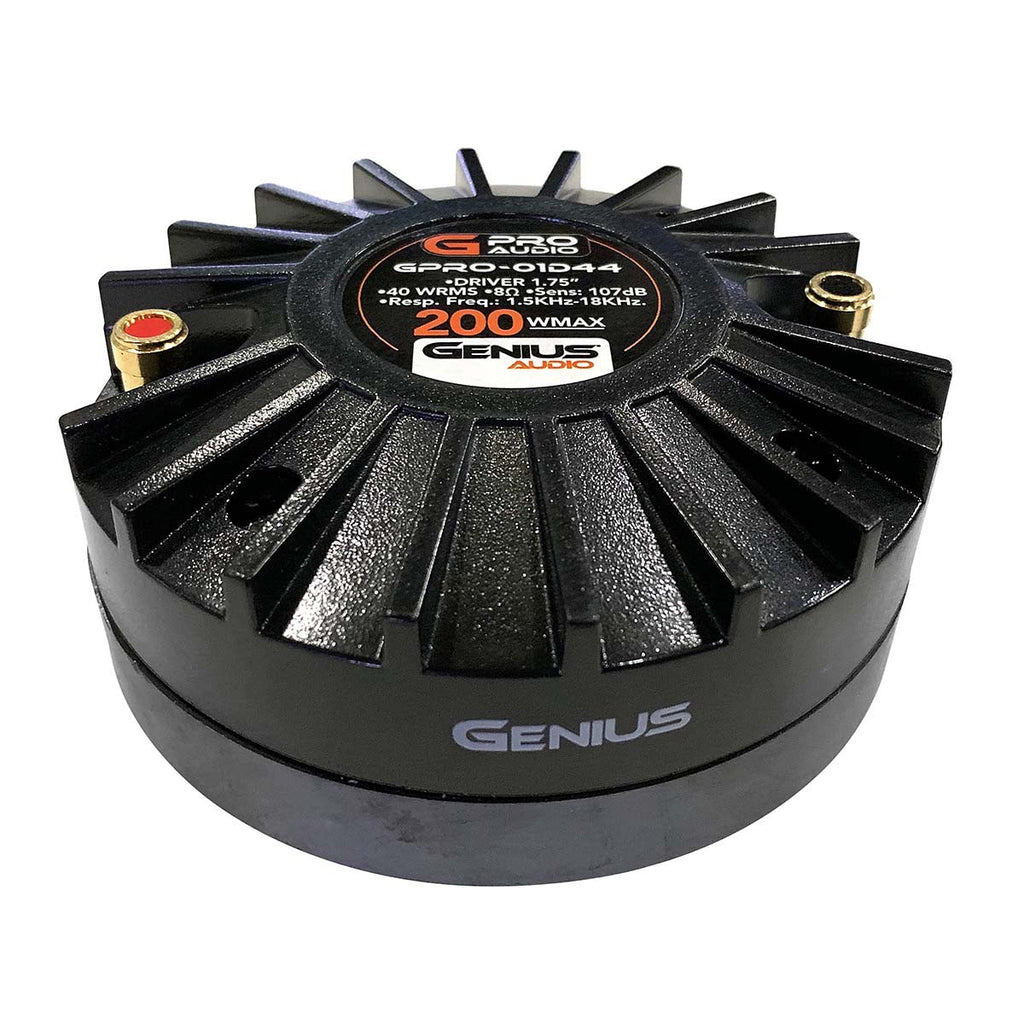 200WMAX FERRITE MAGNET 1.75'' SCREW ON VOICE COIL PRO COMPRESSION DRIVER W/ TITANIUM DIAPHRAGM