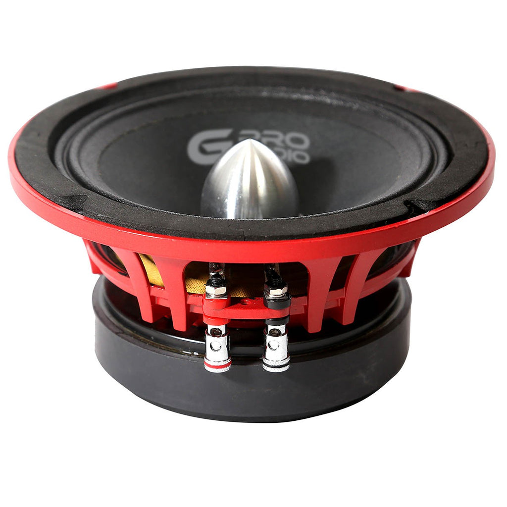 8" MIDRANGE PRO AUDIO SPEAKER W/ BULLET AND ALUMINUM BASKET 400W MAX