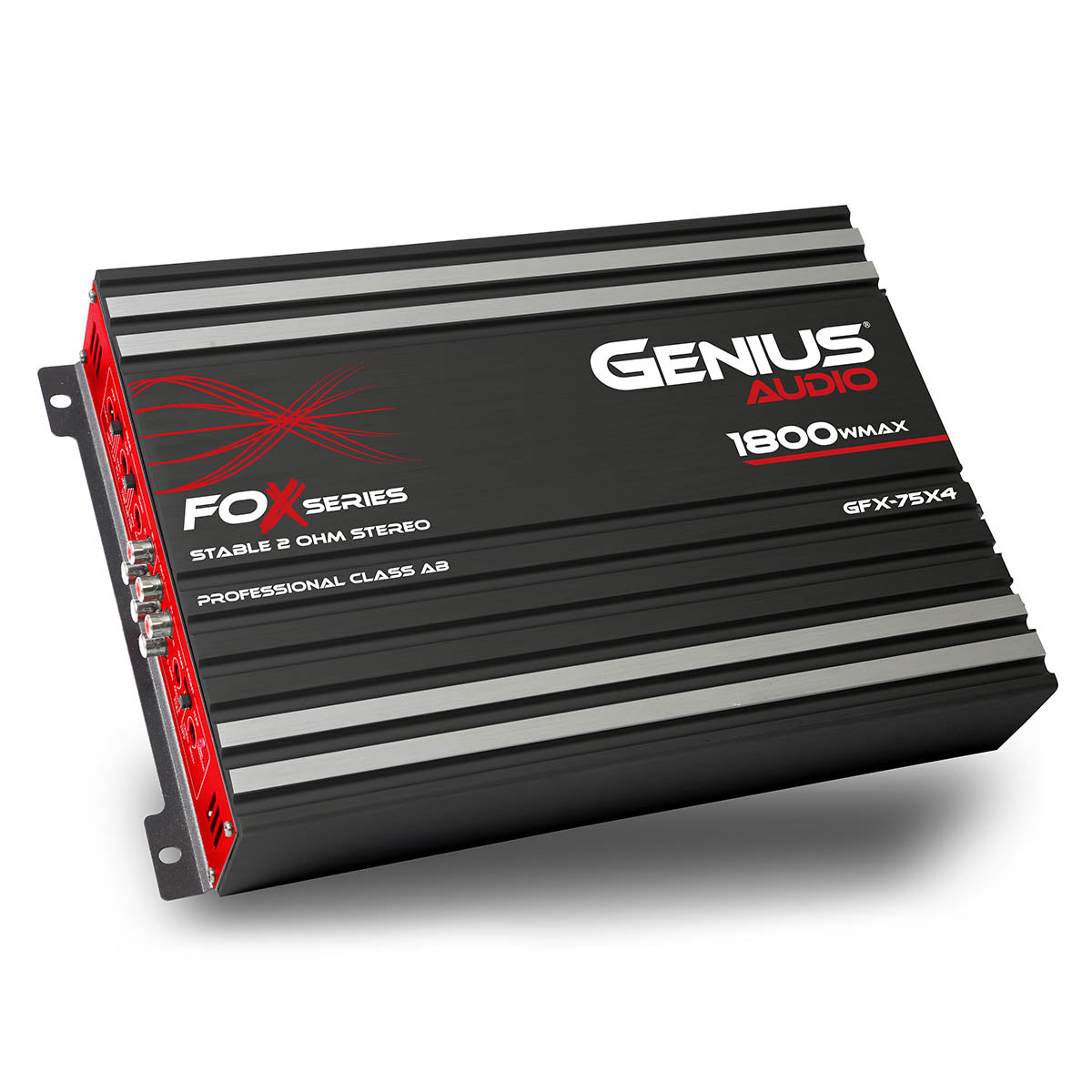 FOX SERIES CLASS A/B 4 CHANNEL AMPLIFIER 1800 WMAX – GENIUS AUDIO USA